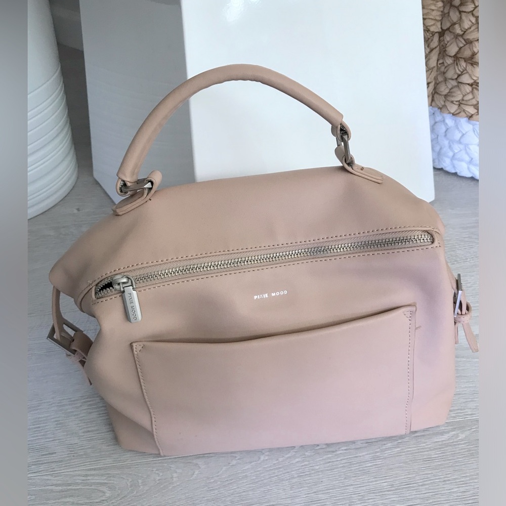 Pixie Mood Vegan Leather Top Handle Handbag